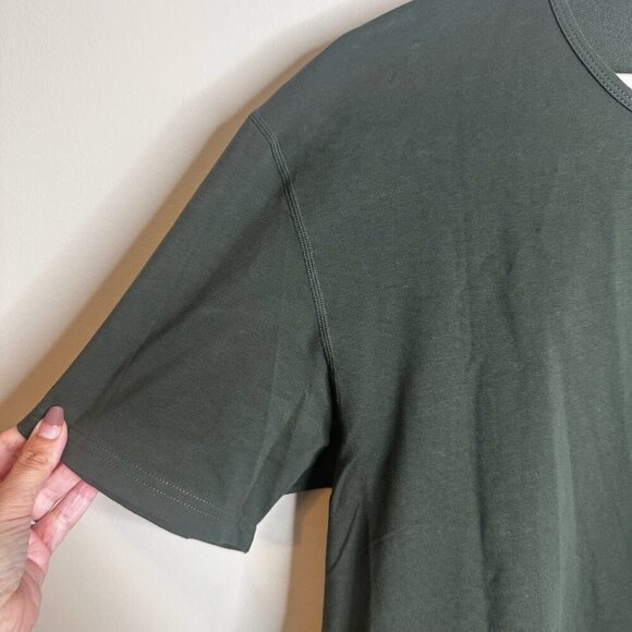 BYLT Shirt Mens Large Green Premium Basics Drop Cut Lux Soft Short Sleeve Tee - Picture 3 of 10